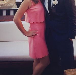 Loft Scalloped Dress